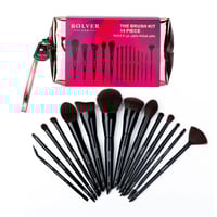طقم فرش مكياج من بولفير - 14 فرشاة