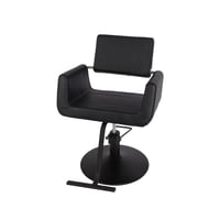 كرسي قص اكستريل سبور اسود بقاعدة اسود من صالون سيس...