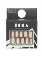 اظافر صناعية لصق ذاتي من لوكا - كروم وردي 2#