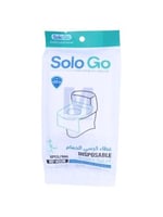 أغطية كرسي الحمام للاستخدام مرة واحدة من سولو جو -...