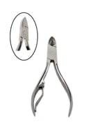 مقص لإزالة الزوائد الجلدية حول الأظافر من صالون سي...