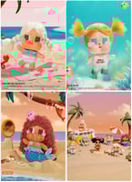 CRYBABY Vacation Mode On Series-Vinyl Plush Pendan...