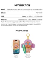CRYBABY Vacation Mode On Series-Vinyl Plush Pendan...