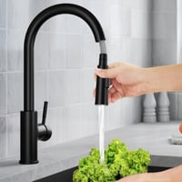 خلاط مطبخ اسود مطفي