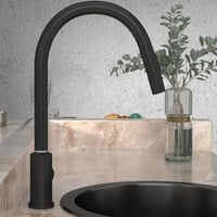 خلاط مطبخ اسود مطفي