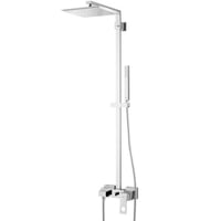 جروهي مسطرة دش مع سماعة وخلاط