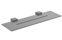 تريدكس رف مناشف رمادي مطفي