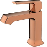 خلاط مغسلة برونزي لامع