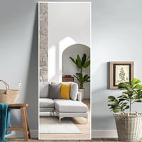 مرايا 160 سم إطار ابيض