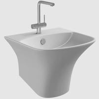 مغسلة معلقة قطعة واحدة