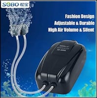 SOBO SB‑8804 – مضخة هواء هادئة (Dual‑Outlet Air Pu...