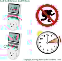 MIKUER Digital Outlet Timer – مؤقت منفذ رقمي من مي...