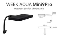 WEEK AQUA Mini 9 PRO – إضاءة USB كاملة الطيف للنان...