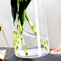 حوض زجاجي أسطواني للأسماك والتيراريوم Glass Cylind...