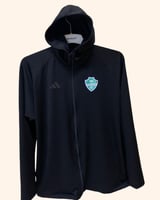 جاكيت الاهلي الأسود - إصدار شتوي بسحاب كامل