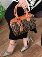 حقيبة يد مع حذاء نسائي – ألوان متعددة طقم فندي