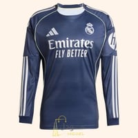 تيشيرت ريال مدريد الكحلي كم طويل 2025-2026 - نسخة...