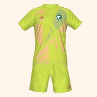 تيشيرت حارس مرمى المنتخب السعودي الاصفر رجالي نسائ...