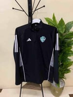 طقم تدريب الاهلي السعودي - سويتر وشورت أسود