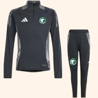 طقم سويتر اسود شتوي المنتخب السعودي 2026