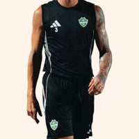 طقم تمارين الاهلي 2026 – اسود كت | تيشيرت كتف + شو...