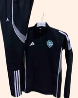 طقم سويتر تدريبات نادي الاهلي السعودي الاسود الشتو...