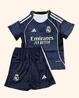 طقم ريال مدريد الاحتياطي كحلي للأطفال 2026