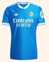 تيشيرت ريال مدريد الثالث الازرق 2025-2026 فئة اللا...