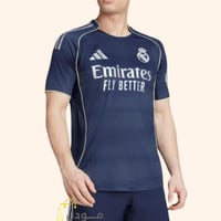 تيشيرت ريال مدريد الكحلي الاحتياطي 2025-2026 فئة ا...