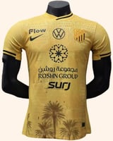 تيشيرت الاتحاد الثالث الذهبي الجديد 2026 تصميم خاص...