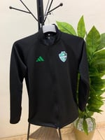 جاكت نادي الاهلي السعودي الاسود بسحاب رسمي 25/26