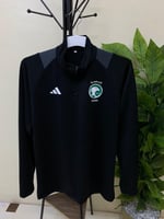 سويتر المنتخب السعودي الاسود الرسمي 2026 تصميم تدر...