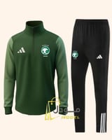 طقم المنتخب السعودي سويتر اخضر وسروال اسود 2026