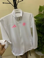 جاكيت شتوي ابيض نسائي نادي النصر 2026 تصميم انيق ب...