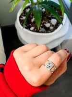 خاتم نسائي فضه بالاسم حسب الطلب - متجر مودل