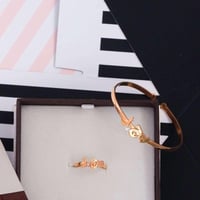 اسواره مع خاتم نسائي انيق تصميم حسب الطلب - متجر م...