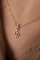 سلسال حرفين بشكل انيق - متجر مودل