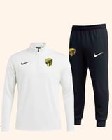 طقم تدريب نادي الاتحاد الابيض– سويتر وبنطلون