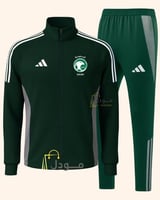 طقم تمارين شتوي المنتخب السعودي الاخضر 2026 جاكت ب...