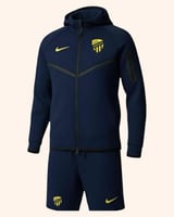 طقم نادي الاتحاد الشتوي "مودرن كحلي" - جاكيت هودي...