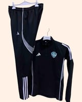 طقم سويتر تدريبات نادي الاهلي السعودي الاسود الشتو...