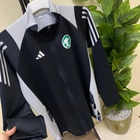 جاكت المنتخب السعودي الاسود بسحاب الجديد 2026 تمار...