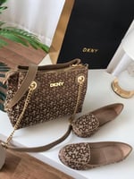 طقم شنطة وشوز نسائي ماركة DKNY – تصميم أنيق