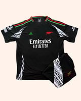 طقم نادي أرسنال الاحتياطي أسود 24/25