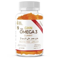 جي اتش ان حلوى اوميجا 3 180 ملجم خالي من الجيلاتين...
