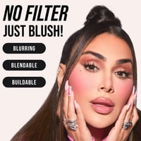 بلاشر فلتر أحمر خدود سائل من هدى بيوتي درجة بلاك ش...