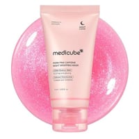 قناع الكولاجين الوردي الليلي بالكافيين من ميديكيوب...