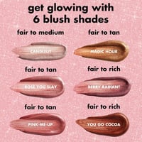 أحمر خدود سائل متوهج هالو جلو بيوتي واند من ايلف –...