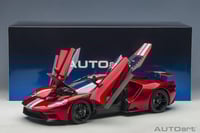 12106 1/12 FORD GT 2017 (LIQUID RED/SILVER STRIPES...