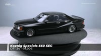 OttO 1:18 KOENIGSEGG SPECIALS 560 SEC BLACK 1992 O...